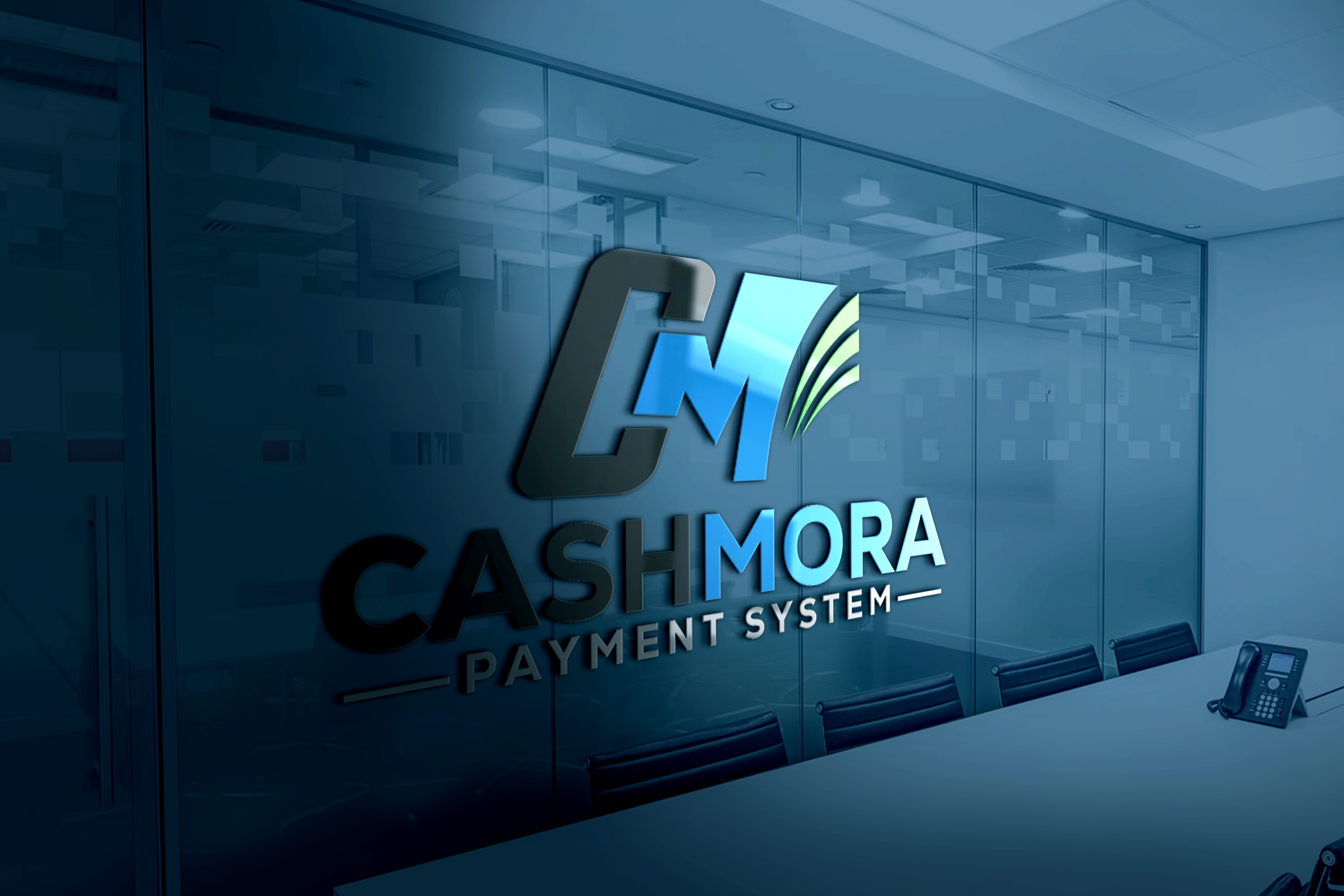 CashMora brand mockup